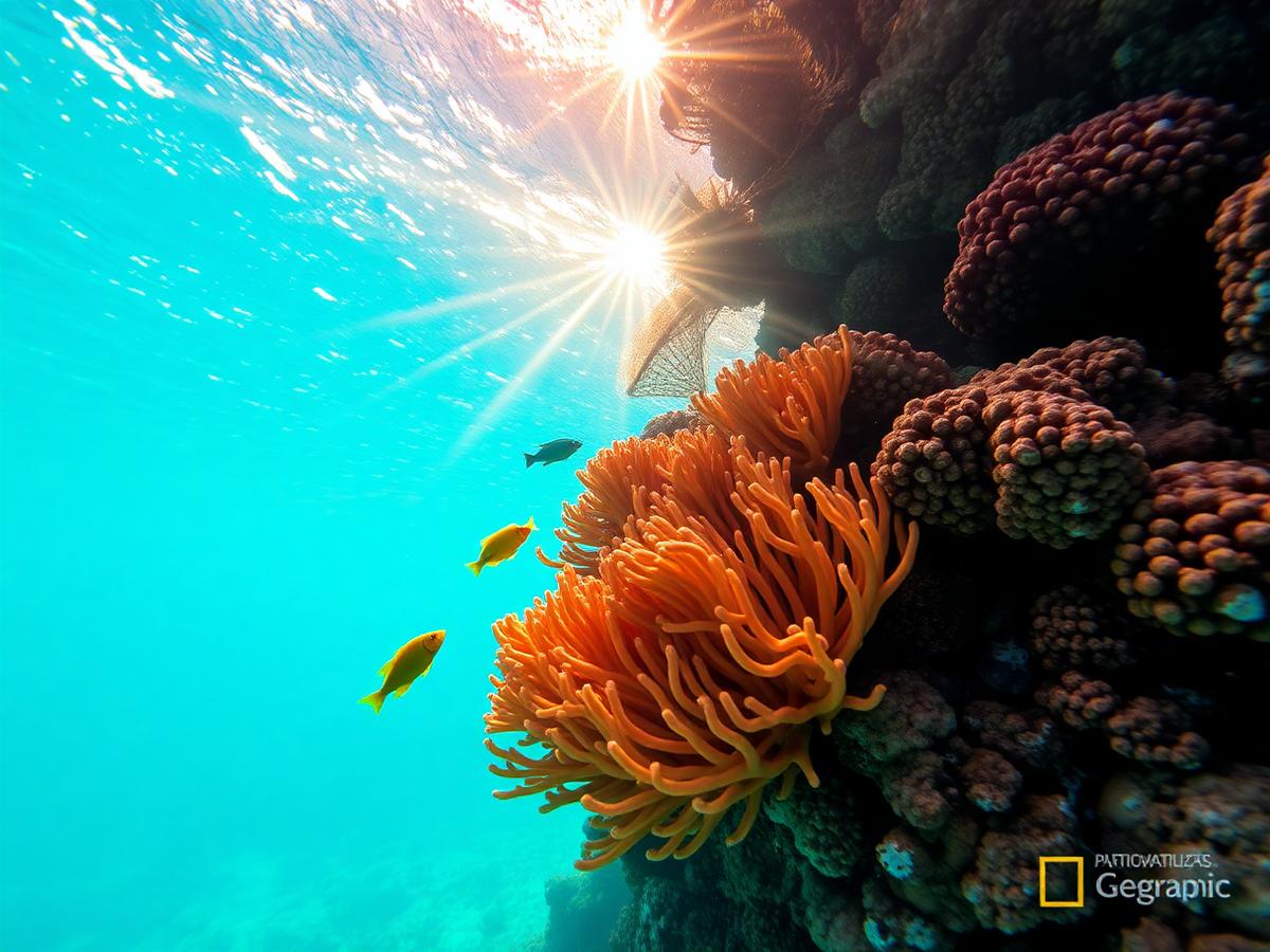 Coral reef in Aruba's waters